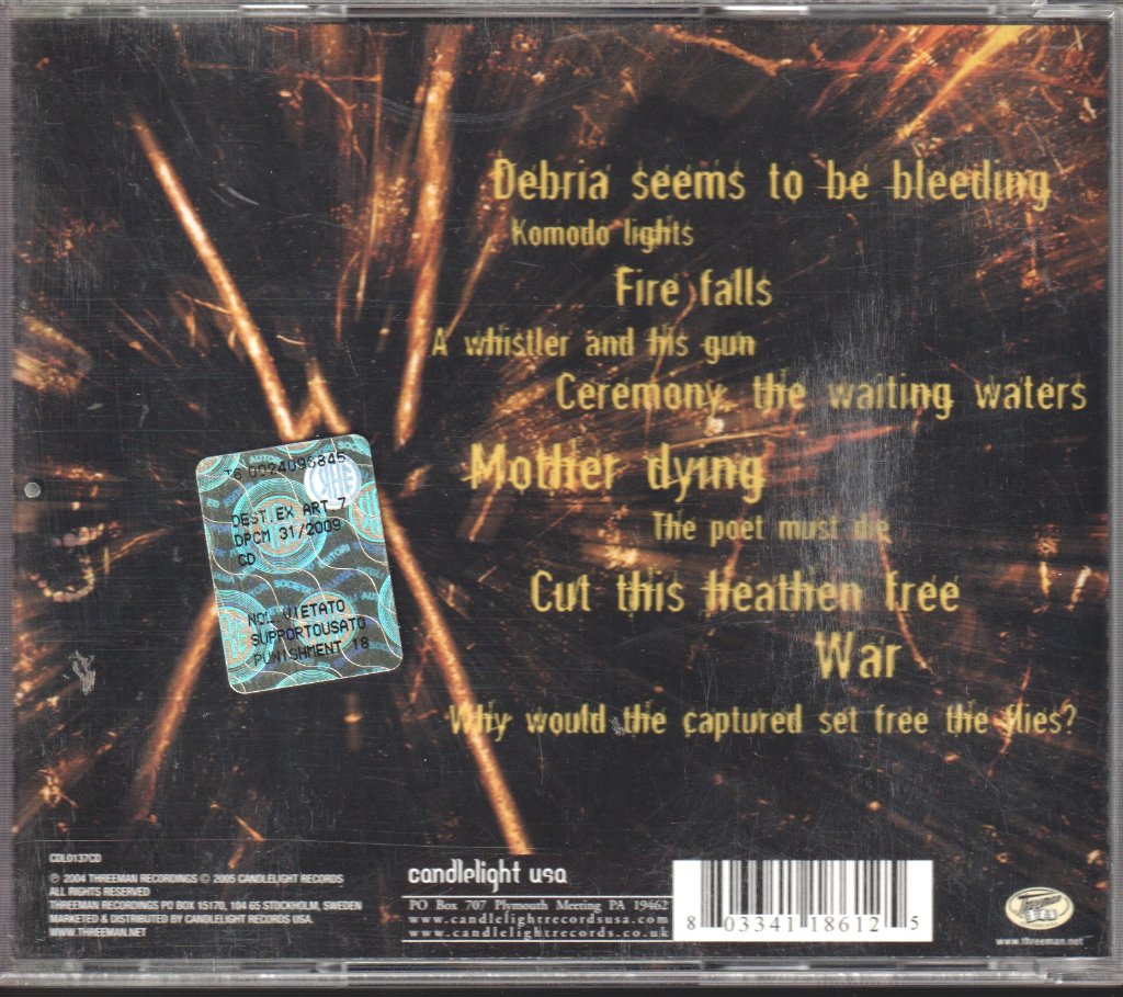 Vicious Art - Fire Falls And The Waiting Waters - Cd