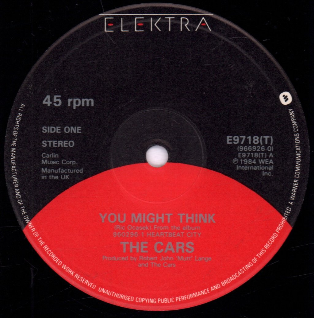 Cars - You Might Think - 12 Inch