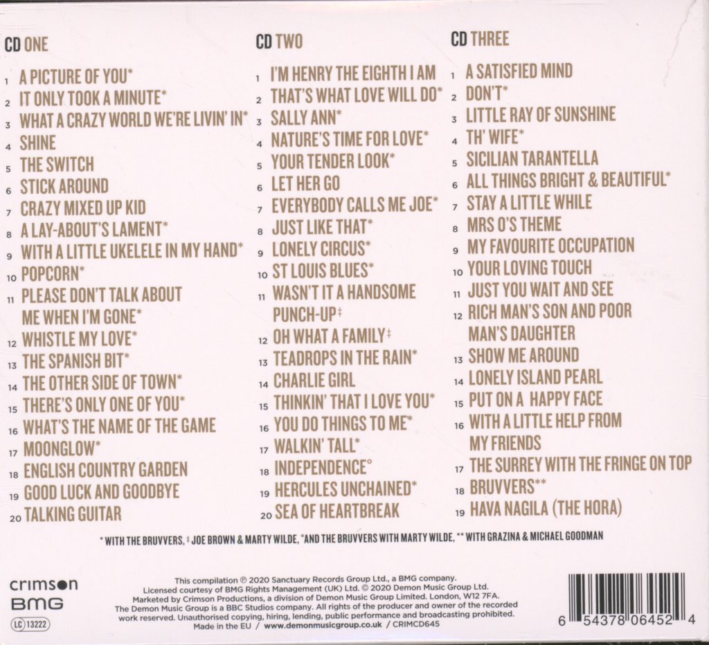 Joe Brown - Gold - Triple Cd