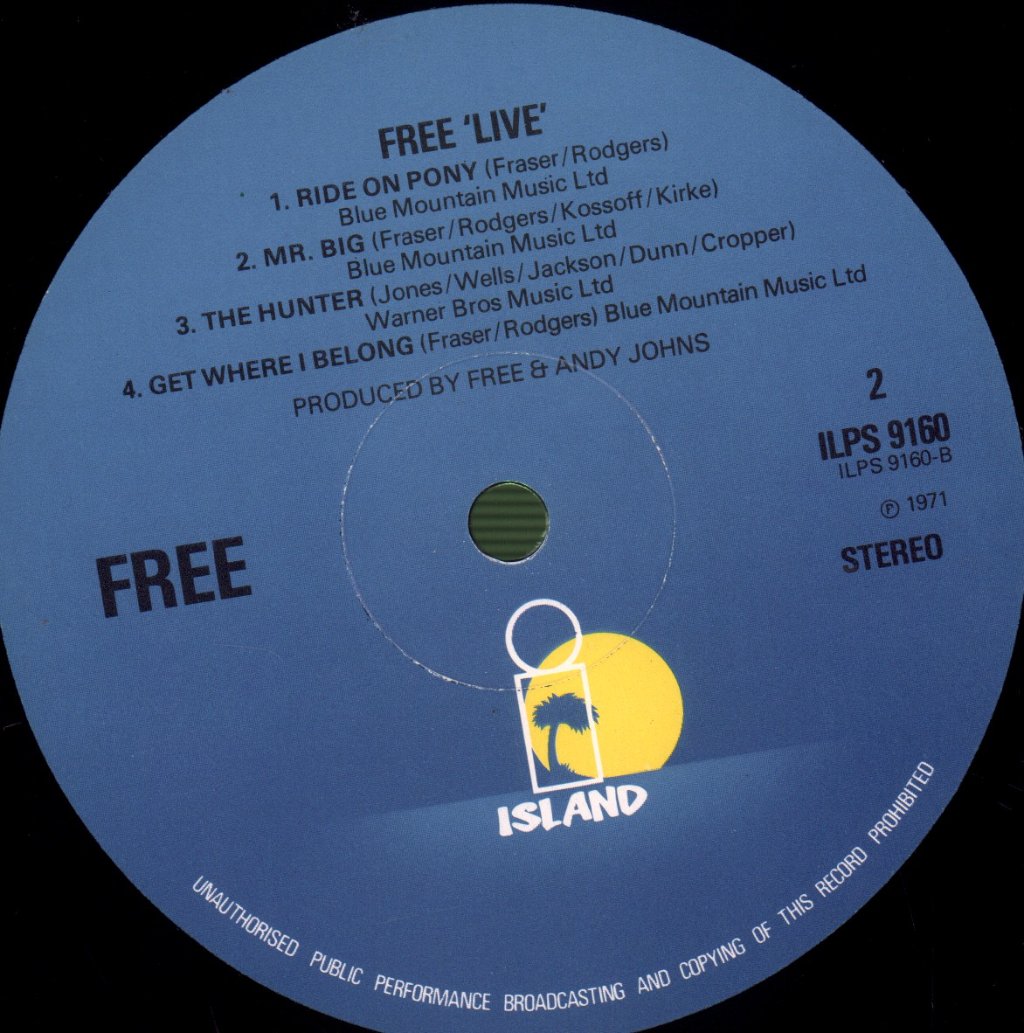 Free - Free Live - Lp