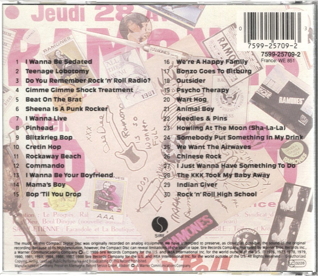 Ramones - Ramones Mania - Cd