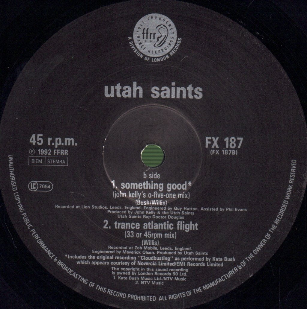 Utah Saints - Something Good - 12 Inch