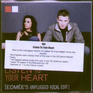 Dht Featuring Edmee - Listen To Your Heart - Cdr