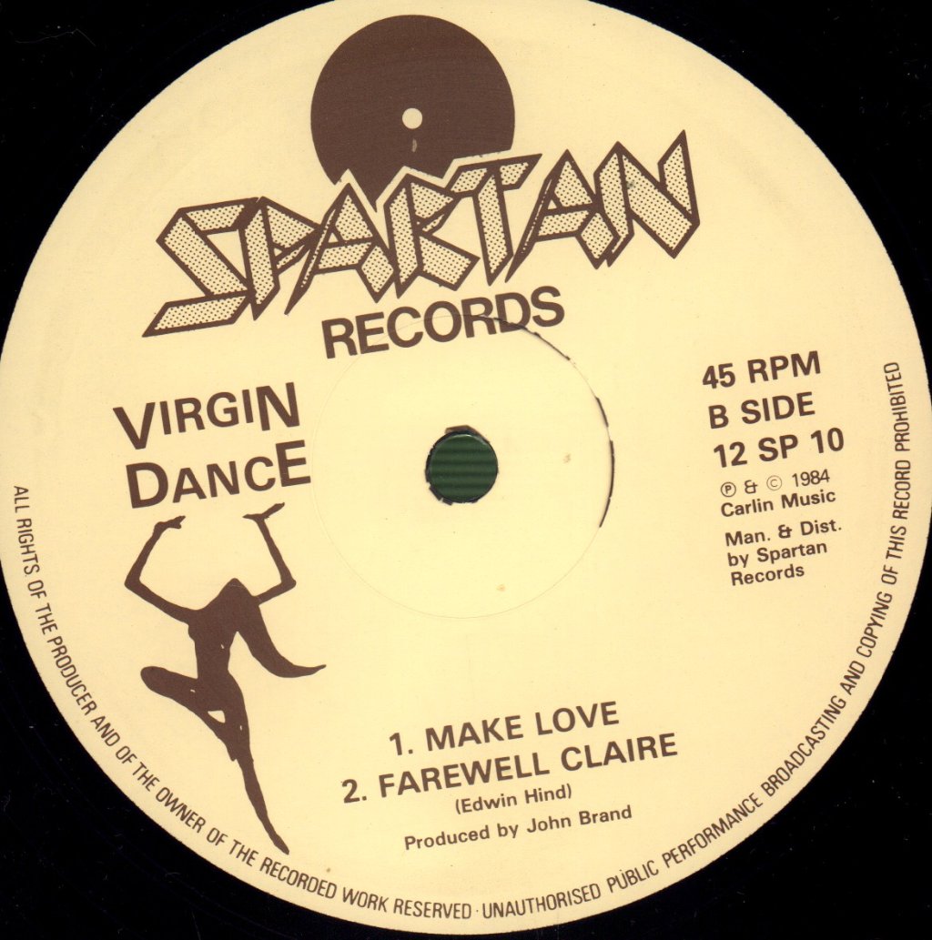 Virgin Dance - Desire - 12 Inch