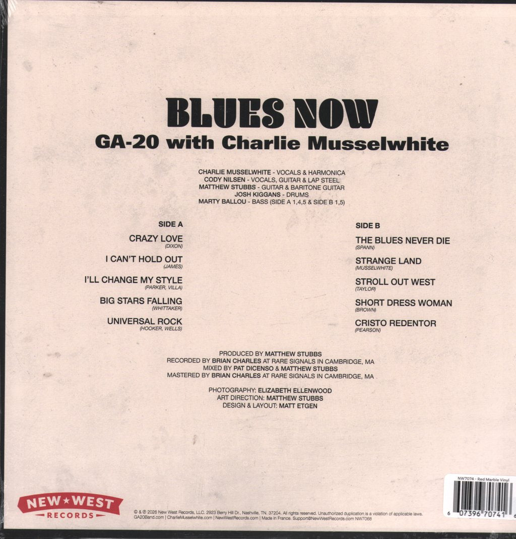 GA-20 with Charlie Musselwhite - Blues Now - Lp