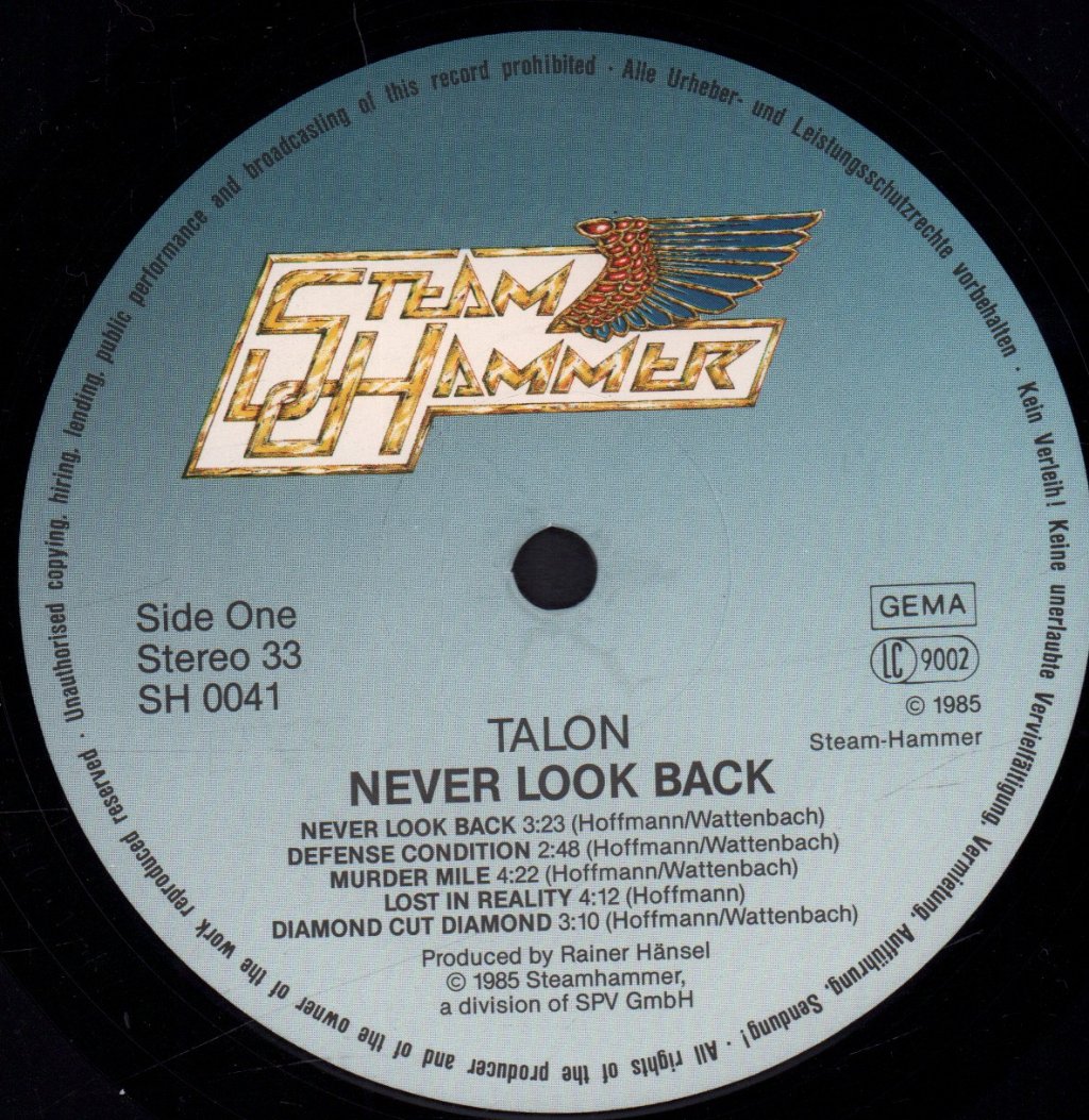 Talon - Never Look Back - Lp