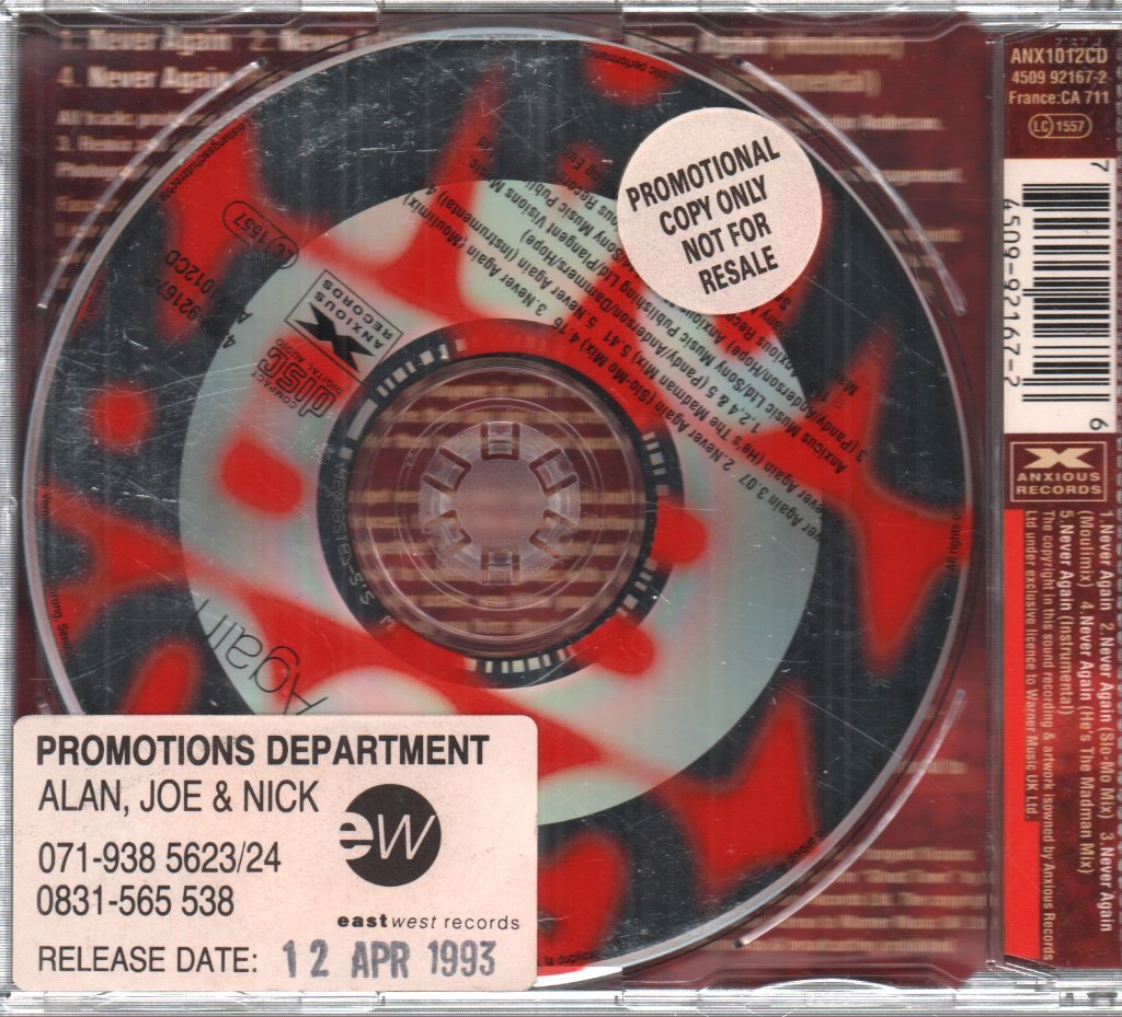 Jc-001 - Never Again - Cd