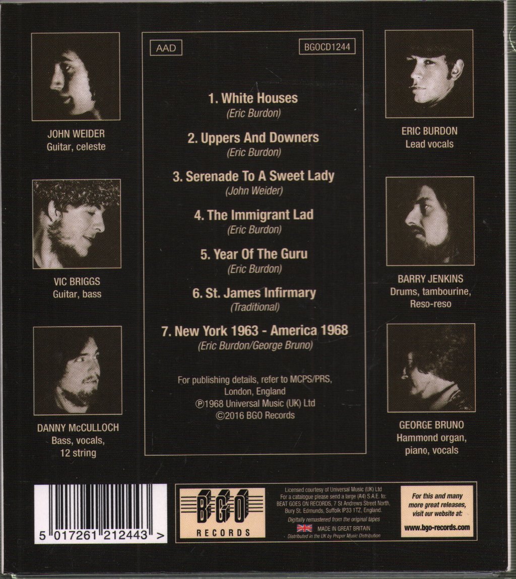 Eric Burdon And The Animals - Every One Of Us - Cd