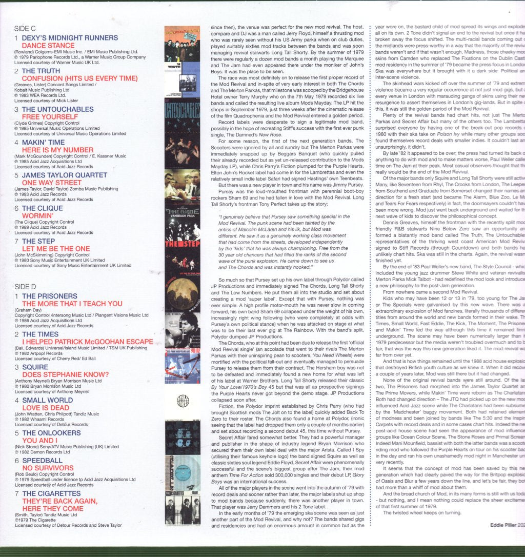 Various Artists - Eddie Piller Presents The Mod Revival (Part 1) - Double Lp