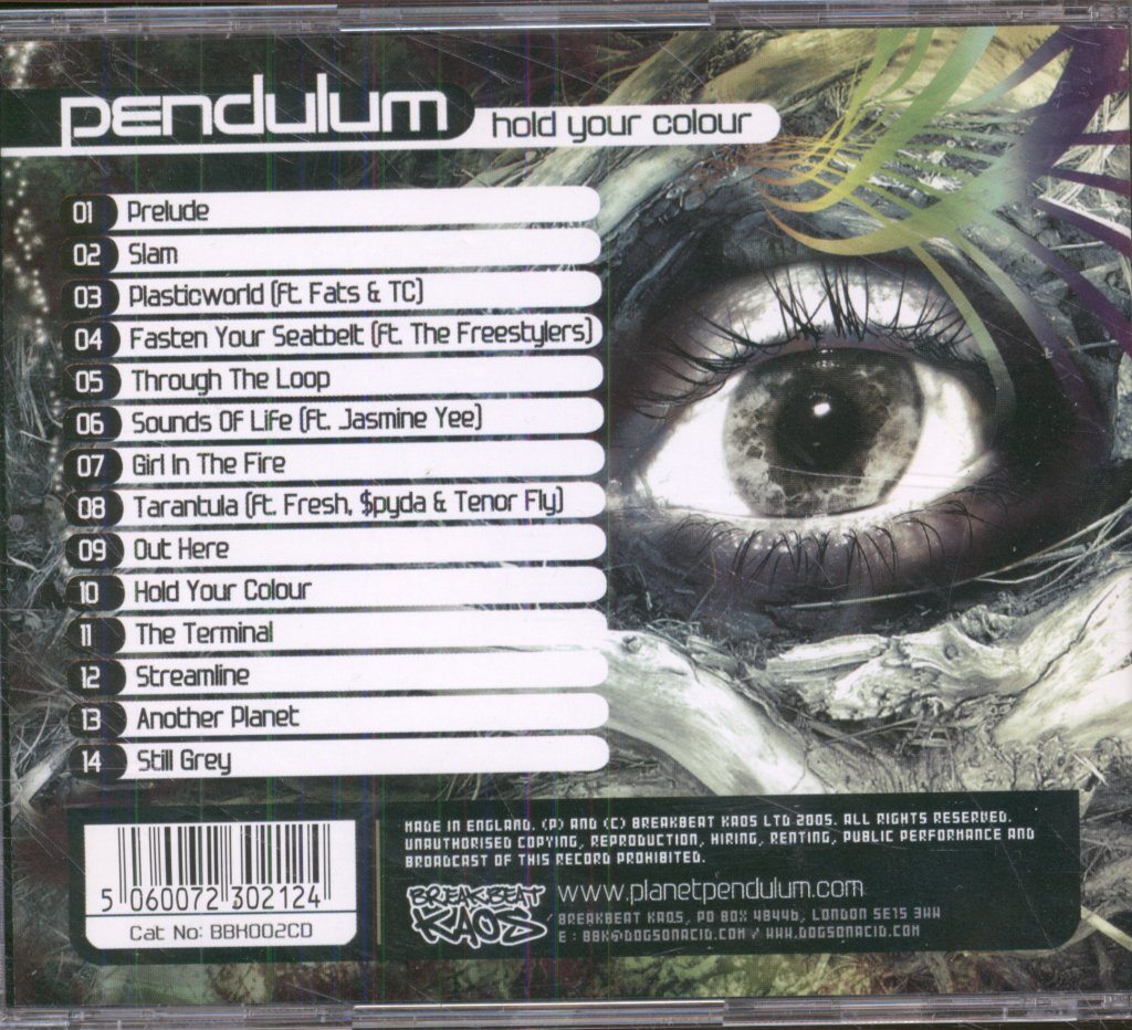 Pendulum (Dance) - Hold Your Colour - Cd