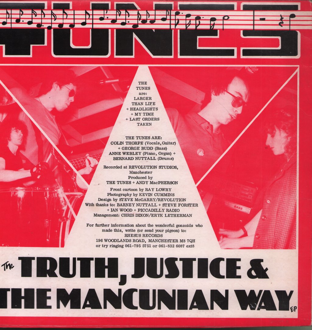 Tunes - Truth, Justice & The Mancunian Way EP - 12 Inch