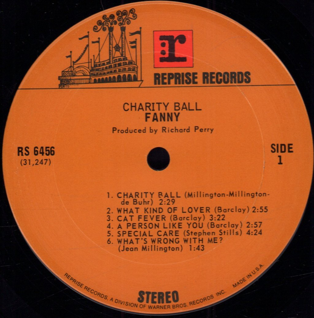 Fanny - Charity Ball - Lp