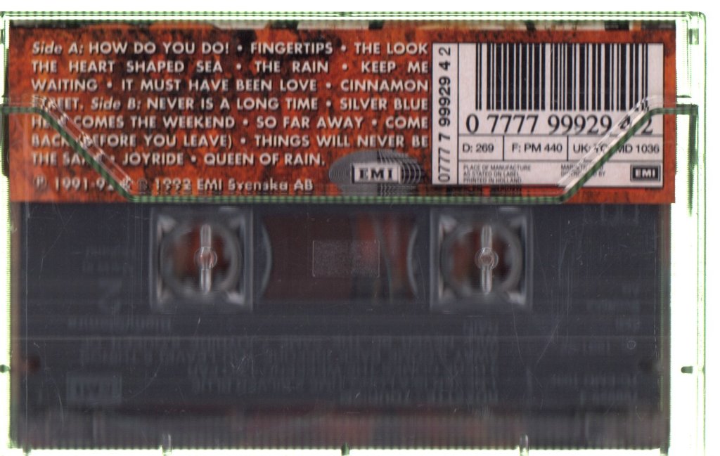 Roxette - Tourism - Cassette