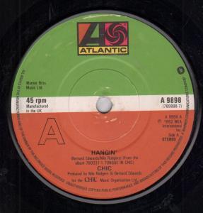 Chic - Hangin' - 7 Inch