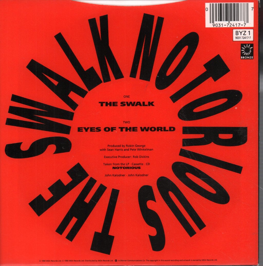 Notorious - Swalk - 7 Inch