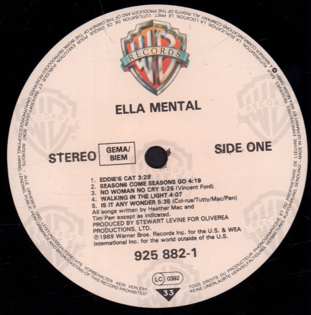 Ella Mental - Ella Mental - Lp