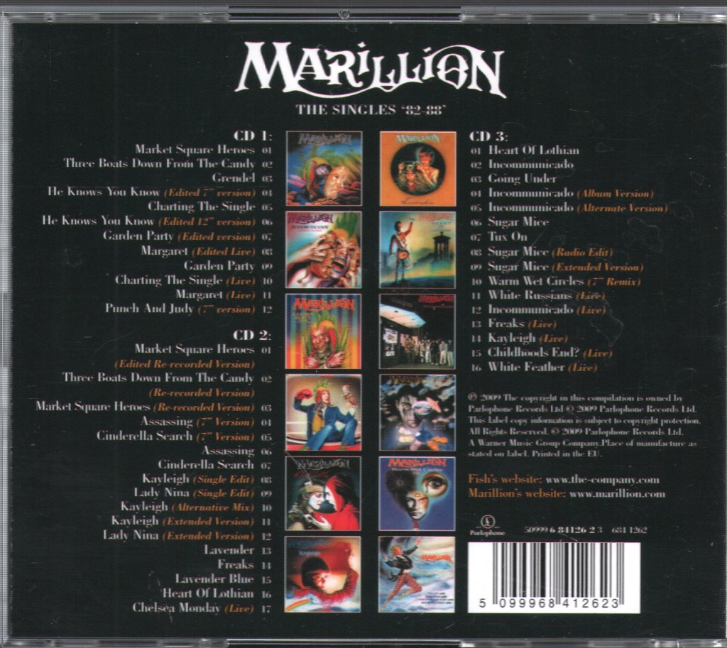 Marillion - Singles '82-88' - Triple Cd