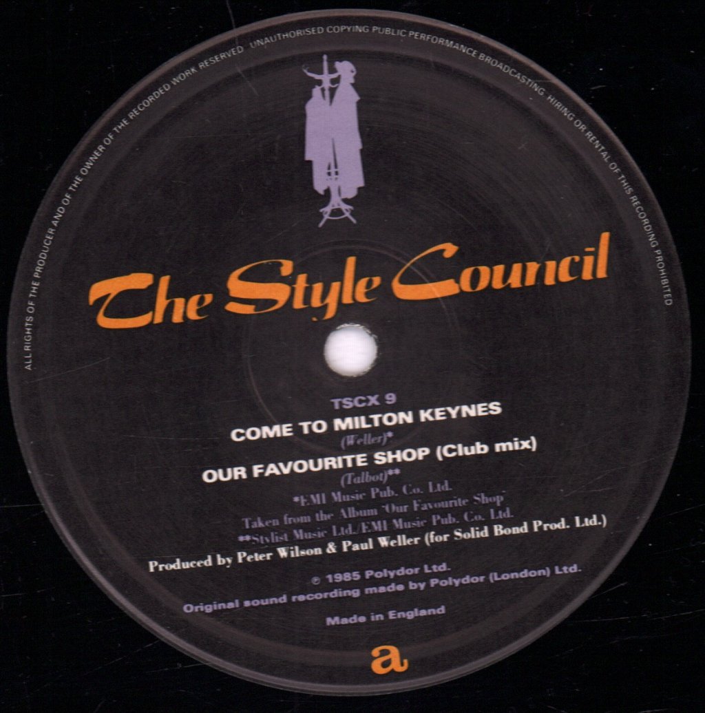 Style Council - Come To Milton Keynes - 12 Inch