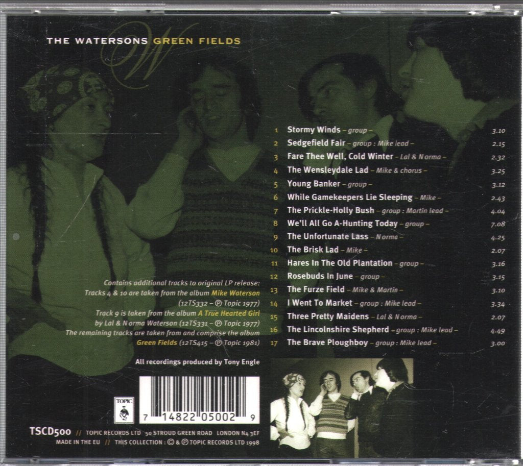 Watersons - Green Fields - Cd