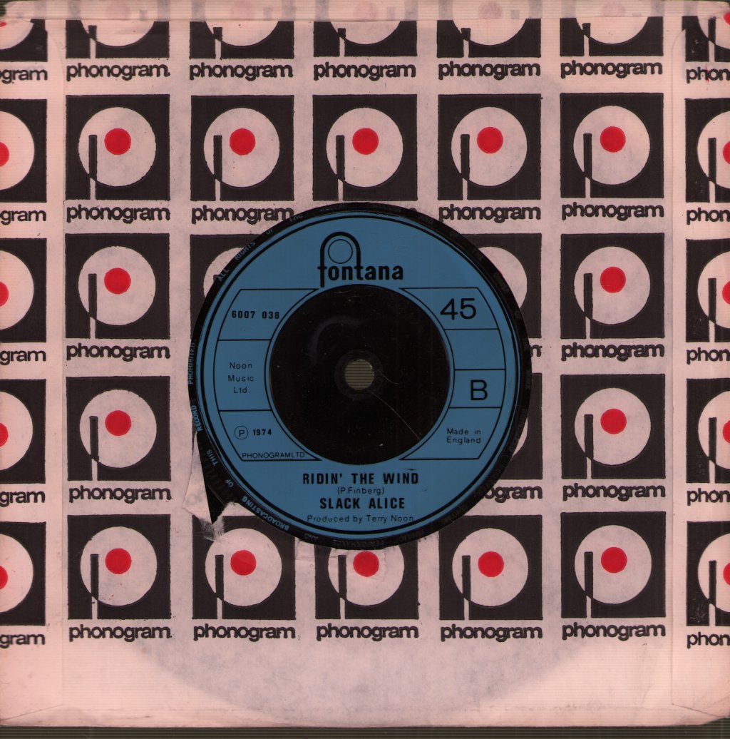 Slack Alice - Motorcycle Dream - 7 Inch