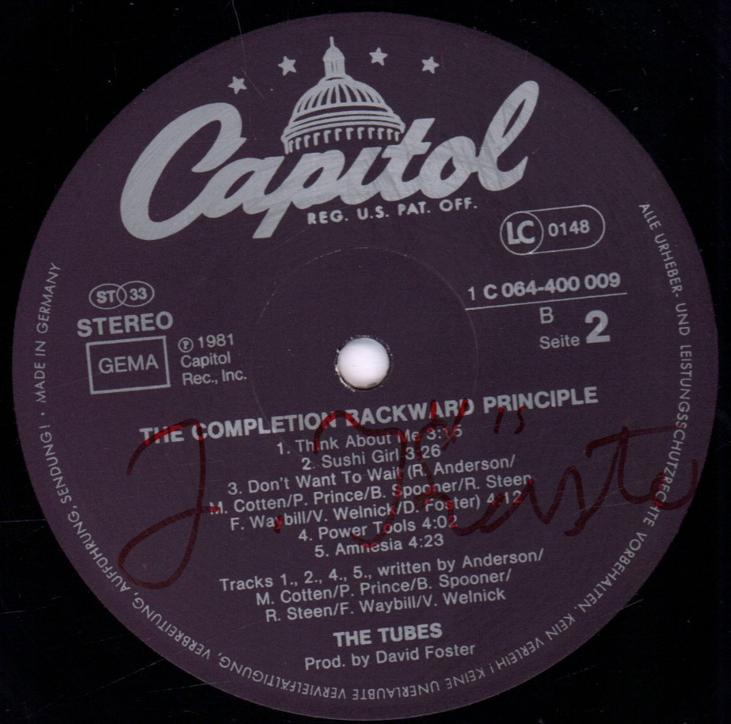 Tubes - Completion Backward Principle - Lp