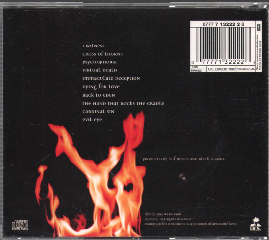 Black Sabbath - Cross Purposes - Cd