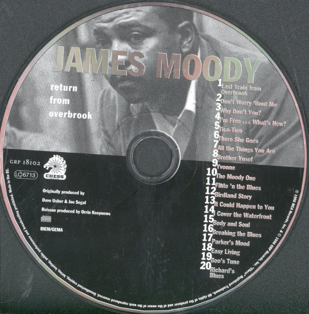 James Moody - Return From Overbrook - Cd