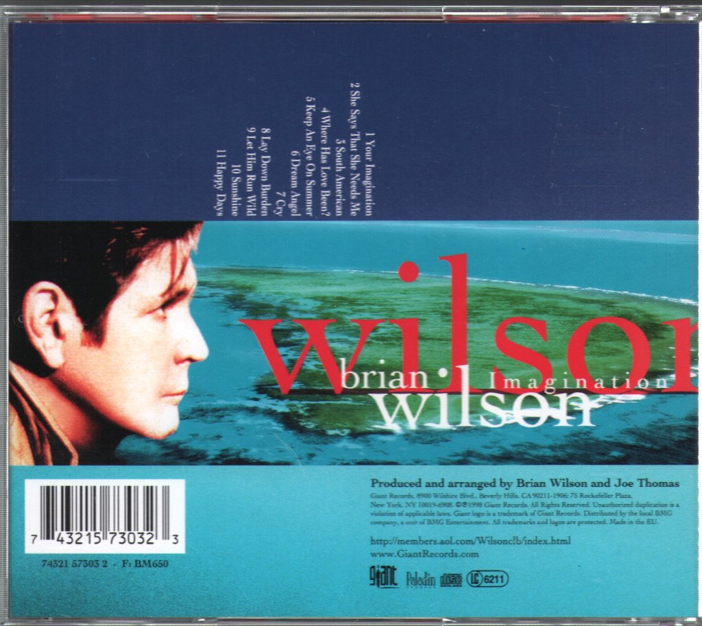 Brian Wilson - Imagination - Cd