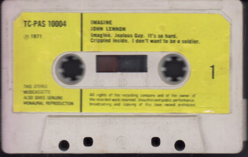 John Lennon - Imagine - Cassette