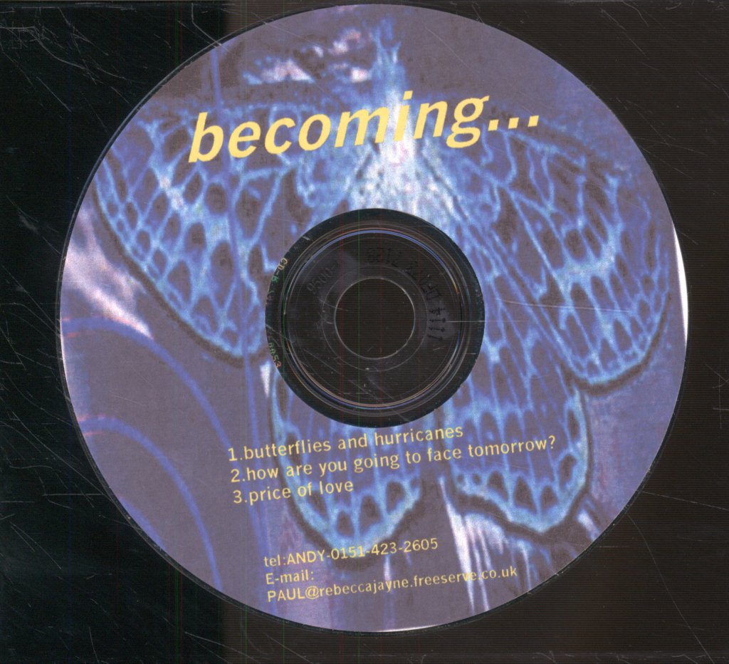 Becoming - Butterflies And Hurricanes - Cdr