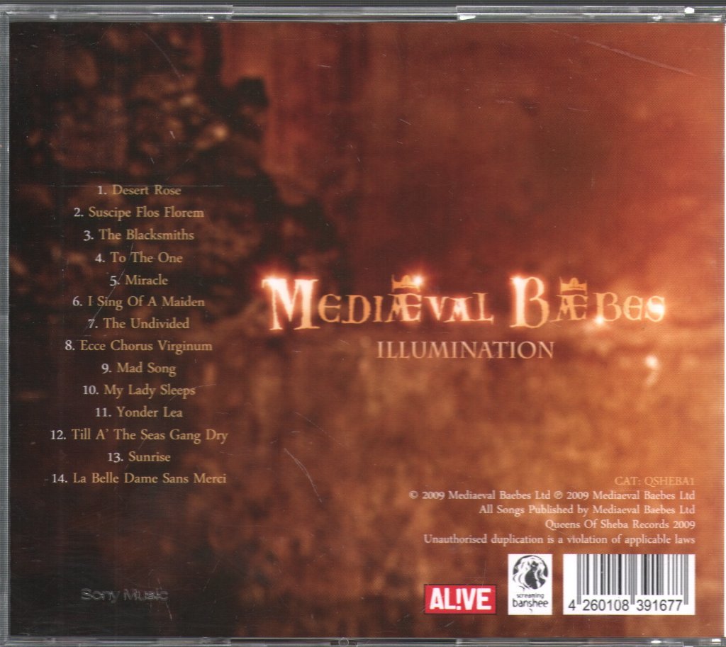 Mediæval Bæbes - Illumination - Cd