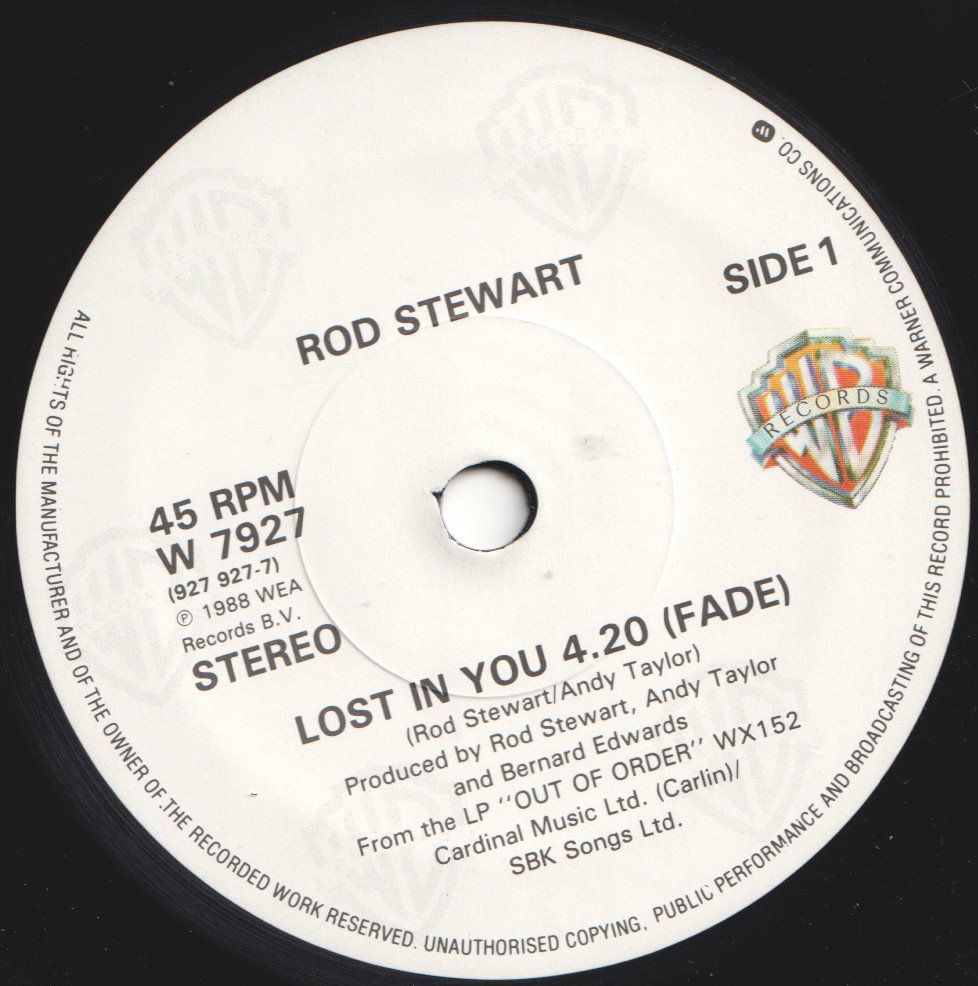 Rod Stewart - Lost In You - 7 Inch
