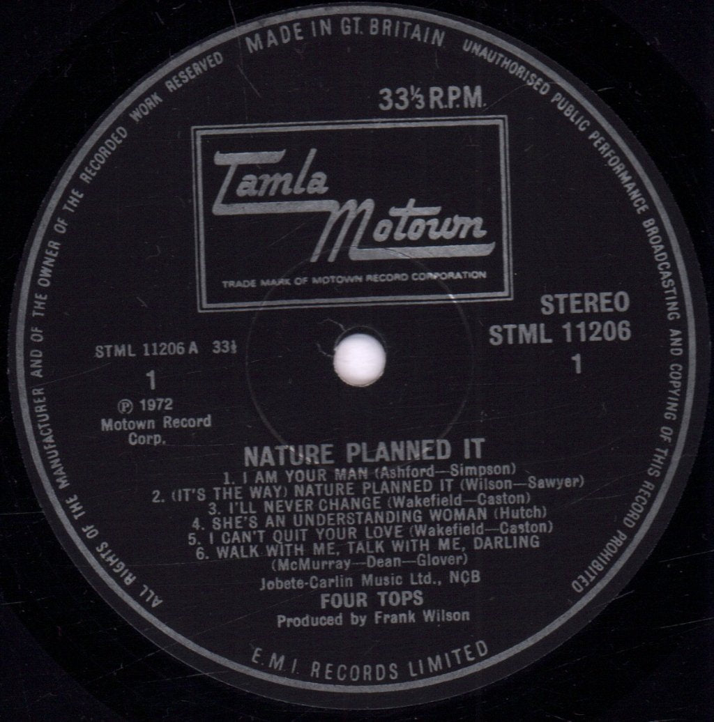 Four Tops - Nature Planned It - Lp