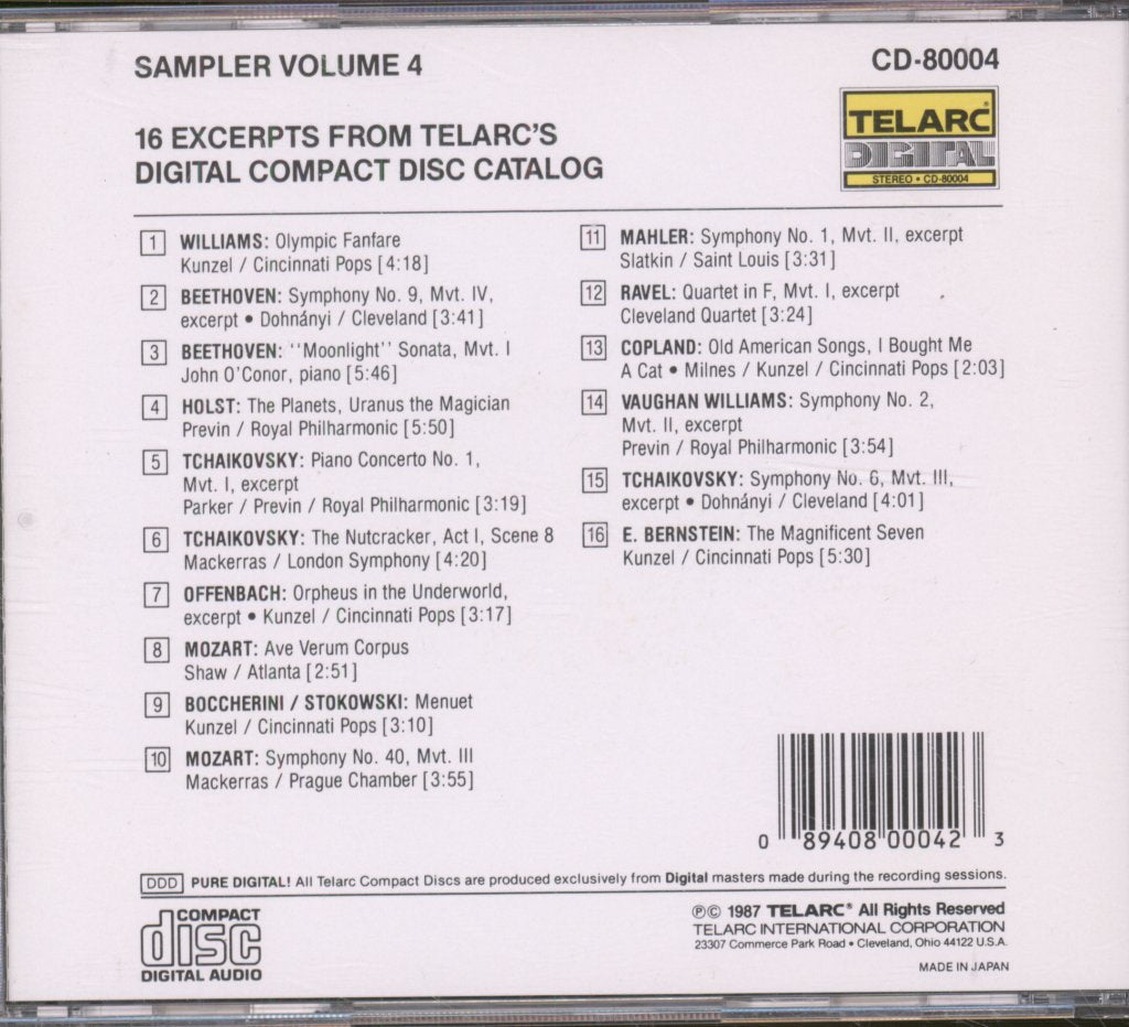 Various Artists - Sampler Volume 4 - Cd