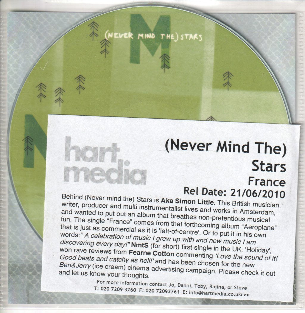 Never Mind The Stars - France - Cdr