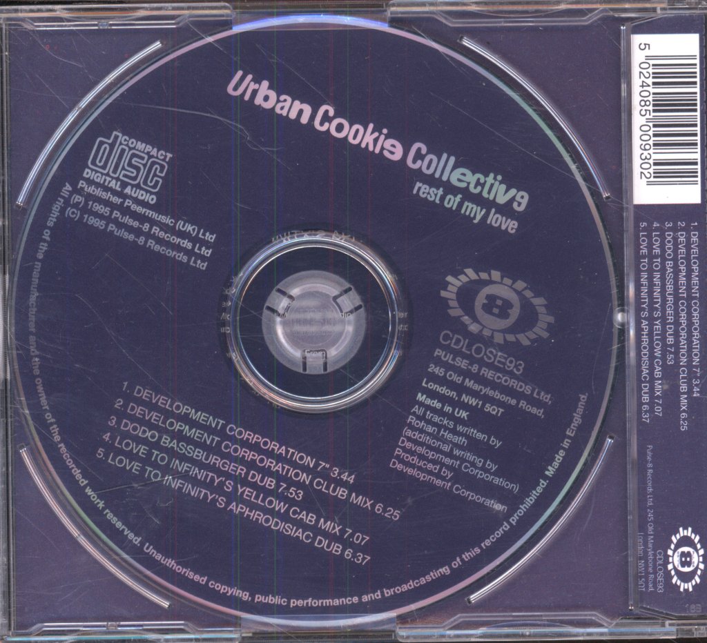 Urban Cookie Collective - Rest Of My Love - Cd