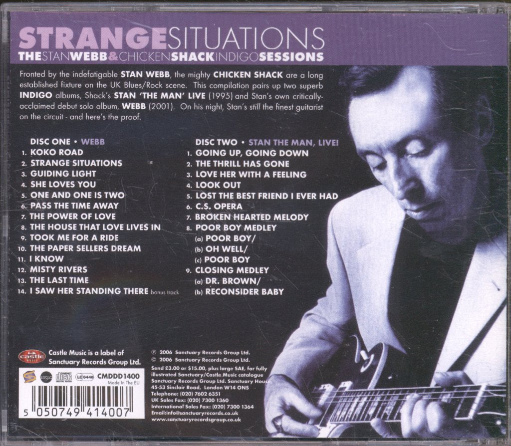 Stan Webb's Chicken Shack - Webb / Stan The Man, Live ! - Double Cd