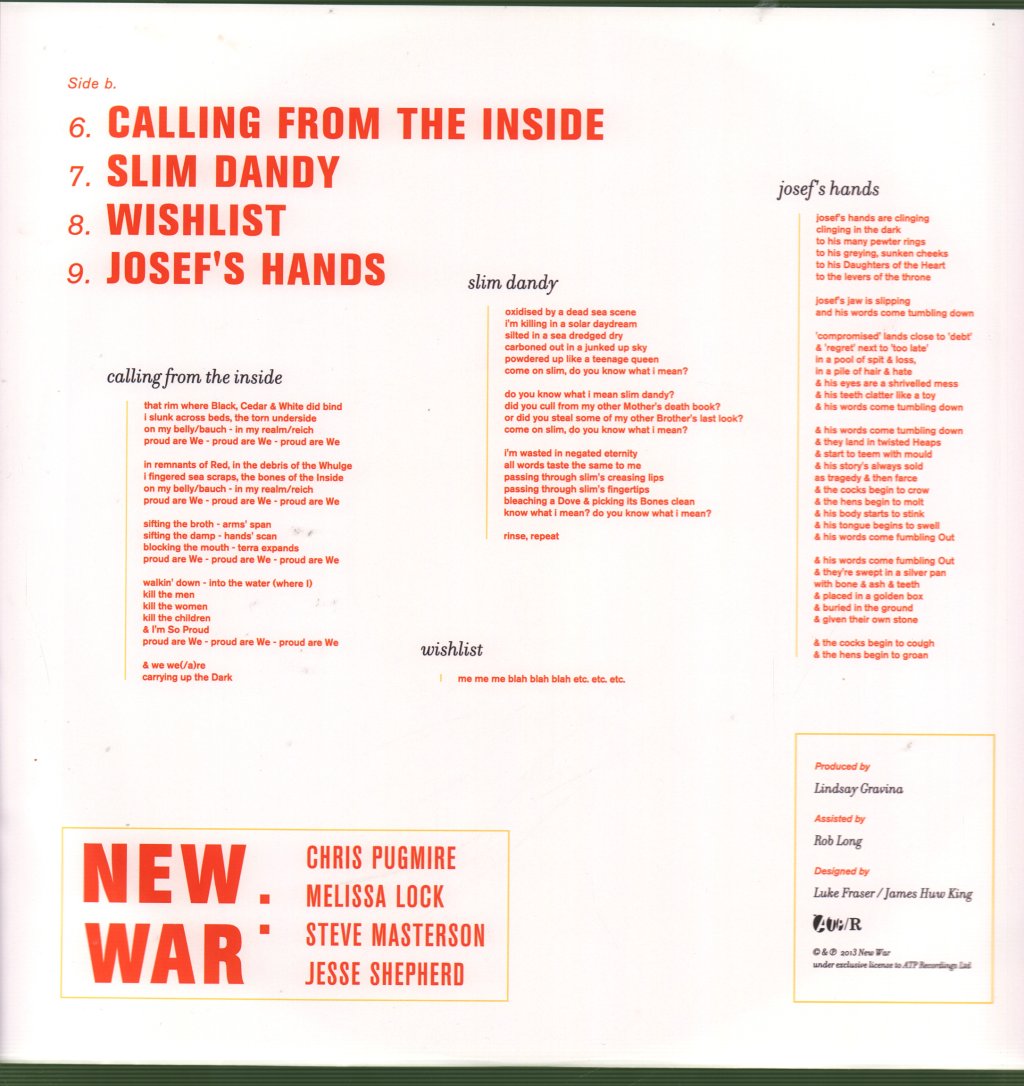 New War - New War - Lp