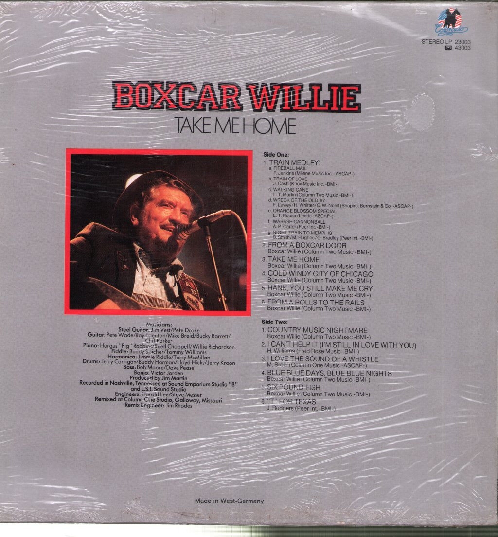 Boxcar Willie - Take Me Home - Lp