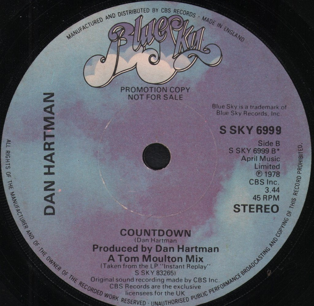 Dan Hartman - This Is It - 7 Inch