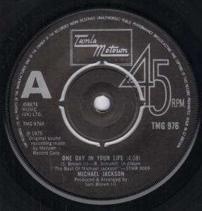 Michael Jackson - One Day In Your Life - 7 Inch