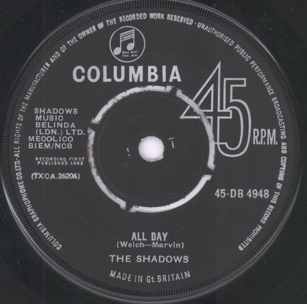 Shadows - Dance On - 7 Inch