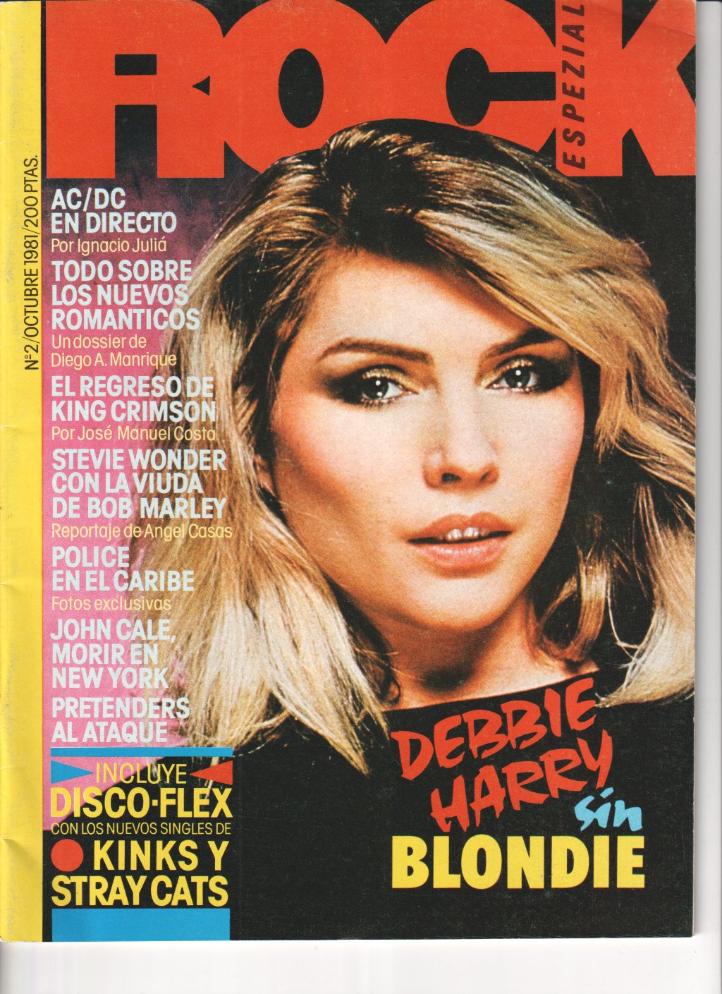 Debbie Harry / Blondie - rock espezial october 1981 - Magazine