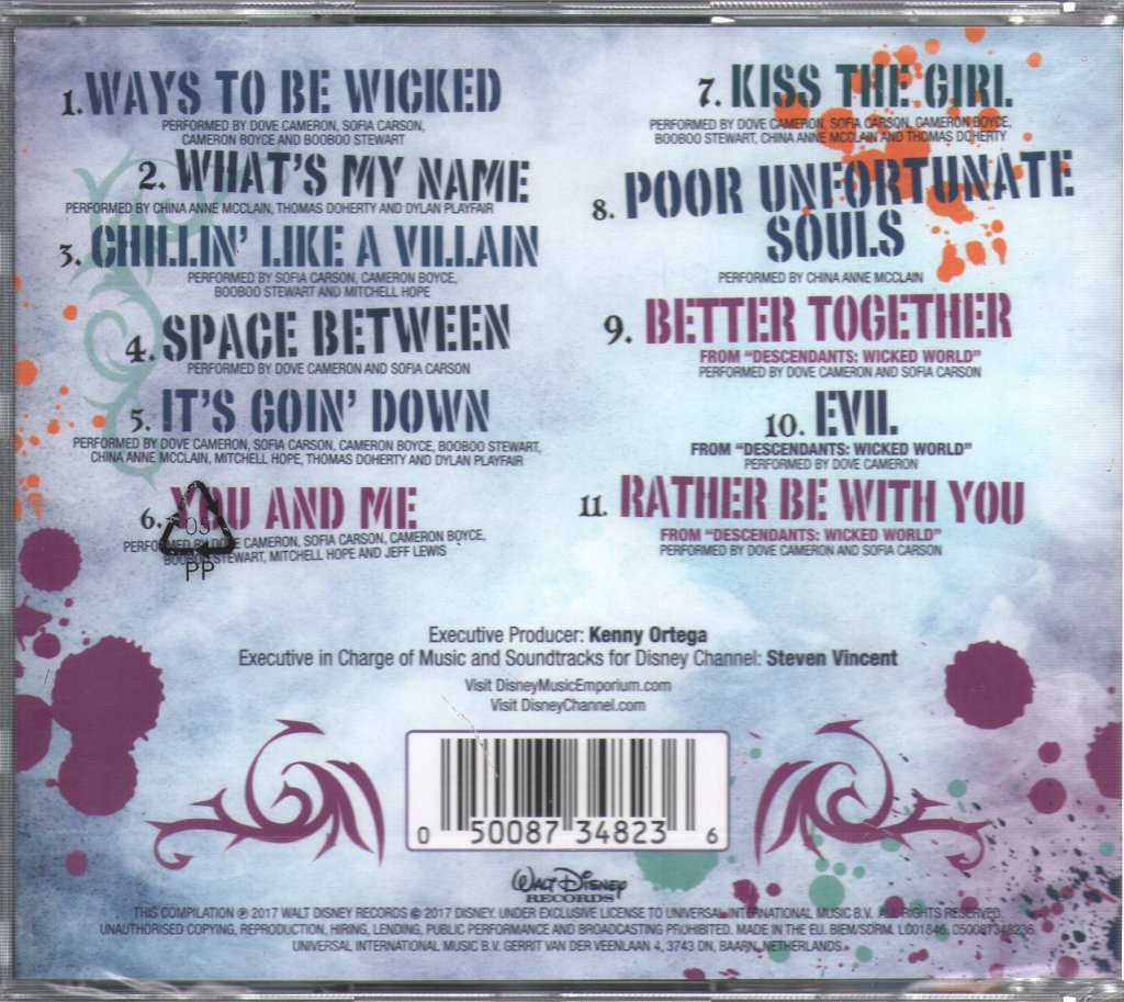 Various Artists - Disney Descendants 2 Original TV Movie Soundtrack - Cd