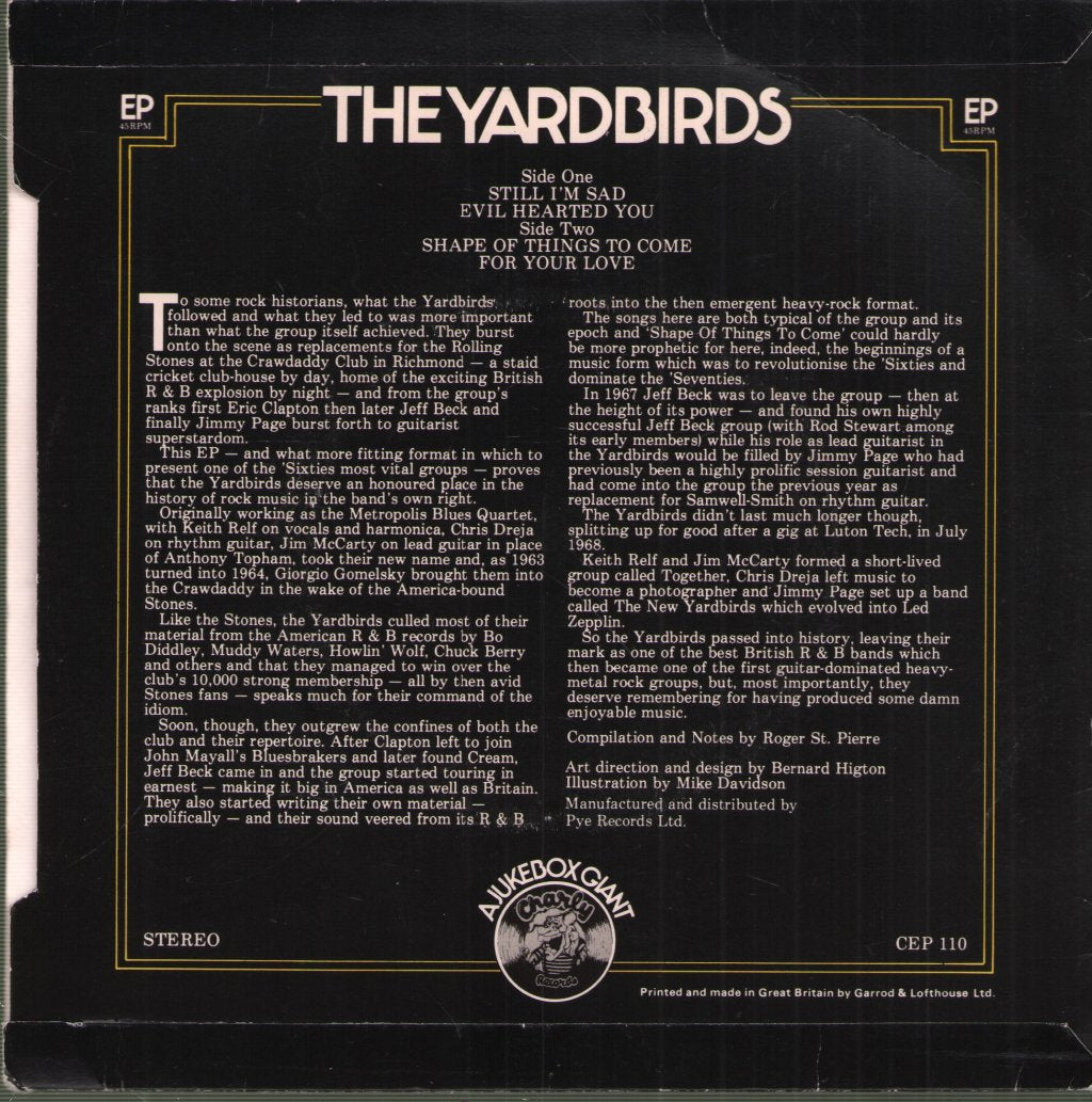 Yardbirds - Yardbirds - 7 Inch
