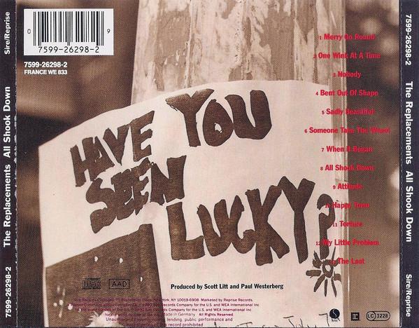 Replacements - All Shook Down - Cd
