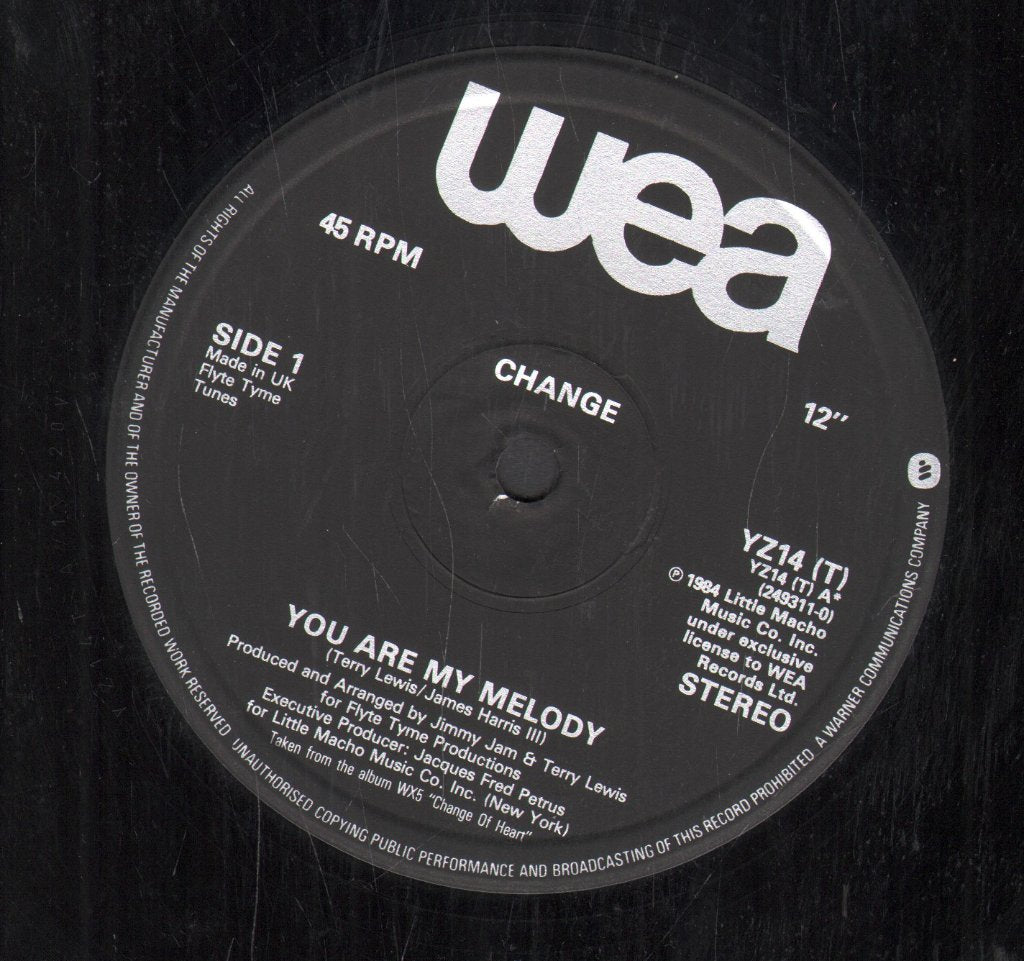 Change (80'S Pop Group) - You Are My Melody - 12 Inch