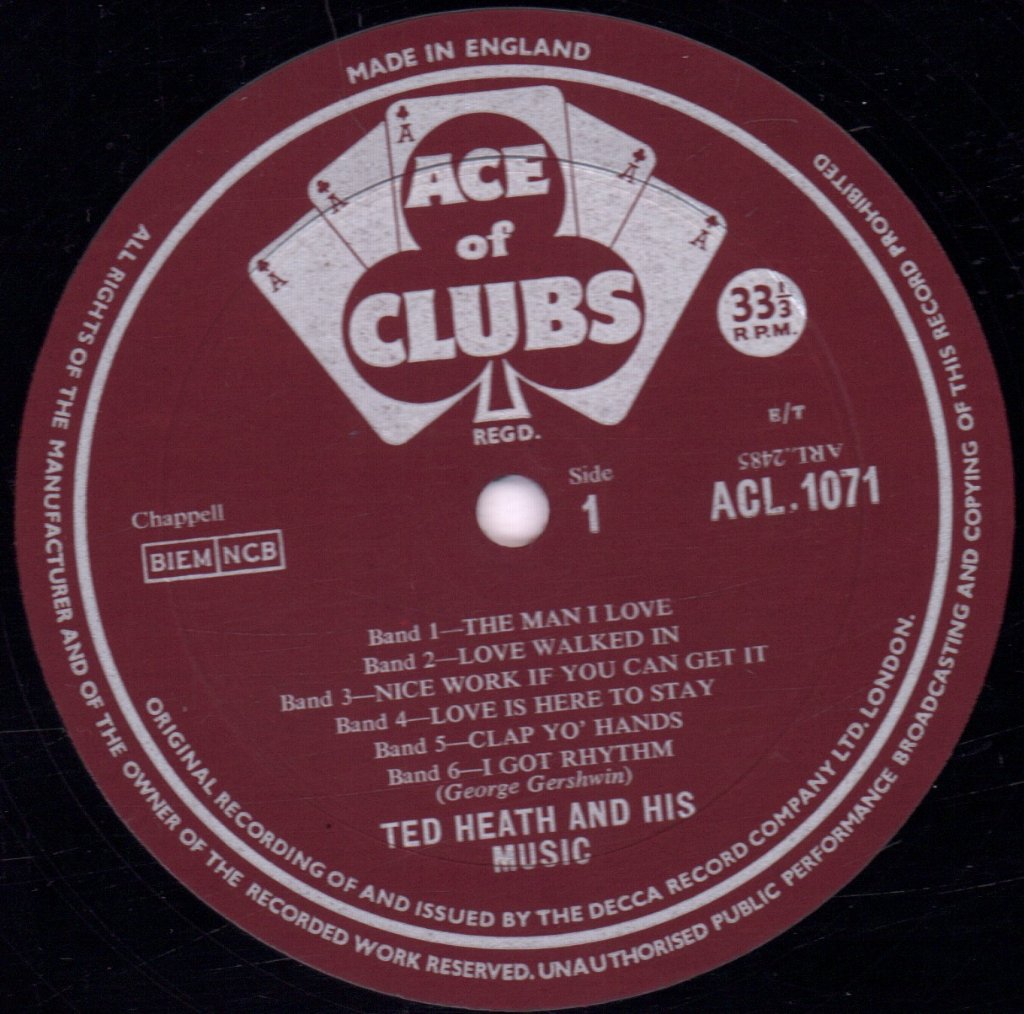 Ted Heath And His Music - George Gershwin Hits - Lp