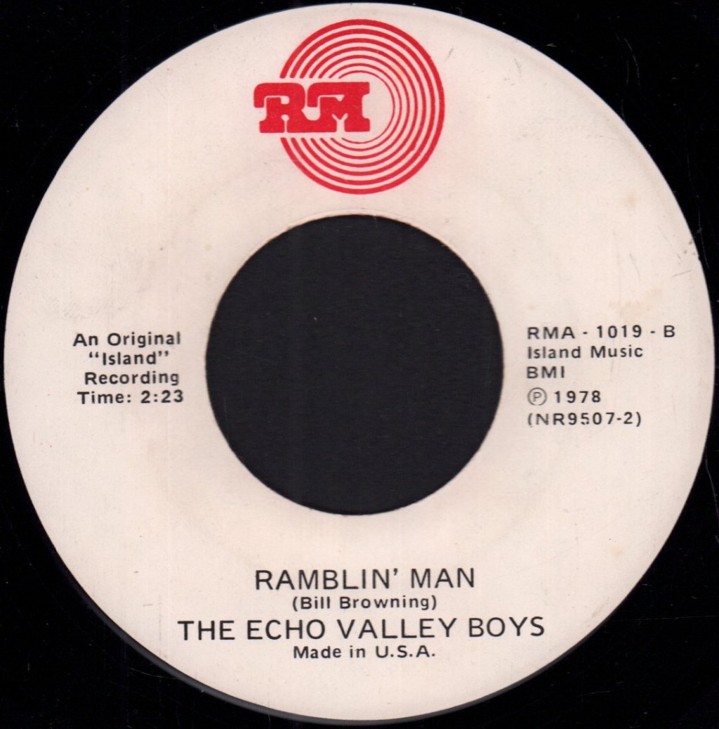 Echo Valley Boys - Wash Machine Boogie - 7 Inch