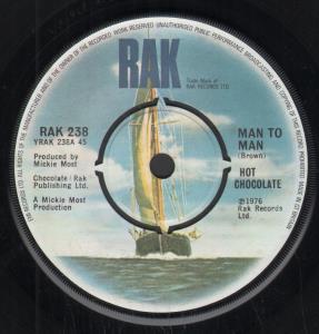 Hot Chocolate - Man To Man - 7 Inch